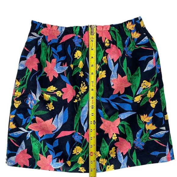 J. Crew Printed Linen-Cotton Skirt - Picture 7 of 7